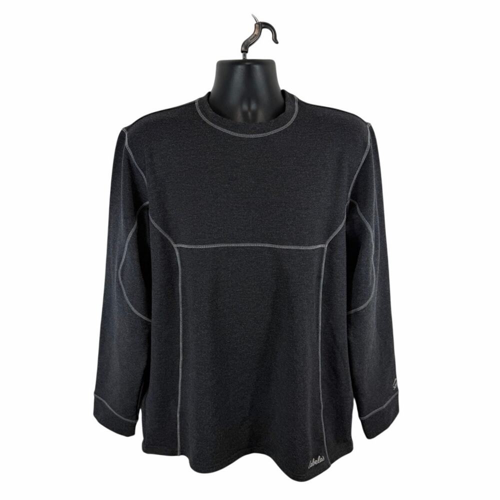 Cabelas XPG Thermal Phase Base Layer Sweatshirt Grey Size Large Outdoors Hiking